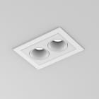 Planlicht - anto+ encastré frame blanc asym. 76x56 LED HO 4000K 6.7W 316lm DALI CRI90 2 spot
