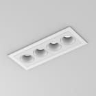 Planlicht - anto+ encastré frame blanc asym. 136x56 LED HO 3000K 10.5W 619lm DALI CRI90 4 sp