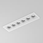 Planlicht - anto+ encastré frame blanc 196x56 LED HO 3000K 13,5W 1002lm 15° DALI 06 Spots