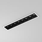 Planlicht - anto+ encastré frame blanc asym. 256x56 LED HO 4000K 18W 972lm DALI CRI90 8 spot