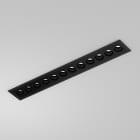 Planlicht - anto+ encastré frame noir 376x56 LED HO 4000K 26W 1837lm 30° DALI CRI90 12 spots