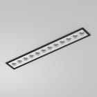 Planlicht - anto+ encastré frame noir asym. 376x56 LED HO 3000K 26W 1796lm DALI CRI90 12 spo