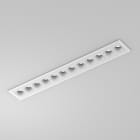 Planlicht - anto+ encastré frame blanc 376x56 LED HO 3000K 26W 2084lm 15° DALI CRI90 12 spot