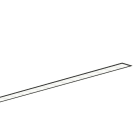 Planlicht - quadro encastré noir grille 1136x64 LED HO 3000K 38W 4404lm CRI90