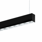 Planlicht - quadro suspension noir grille 1124x50 LED HO 3000K 38W 4682lm CRI90