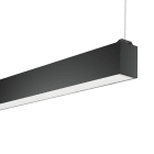 Planlicht - quadro suspension noir prism. 2810x50 LED HO 4000K 55W 5422lm CRI90