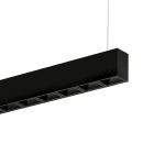 Planlicht - quadro suspension di/id noir grille 1124x50 LED HO 4000K 45W 3619lm CRI90