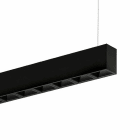 Planlicht - quadro suspension di-id noir 2804x50 LED LO 3000K 52W 4338lm DALI