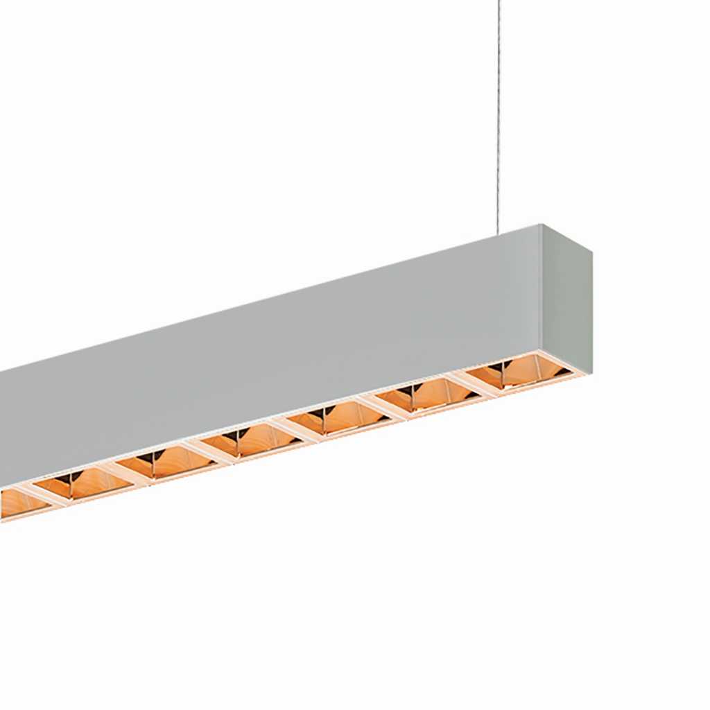 Planlicht - quadro suspension argent 1404x50 LED LO 4000K 23W 2785lm DALI