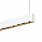 Planlicht - quadro suspension di/id blanc grille 3364x50 LED HO 3000K 133W 11541lm CRI90