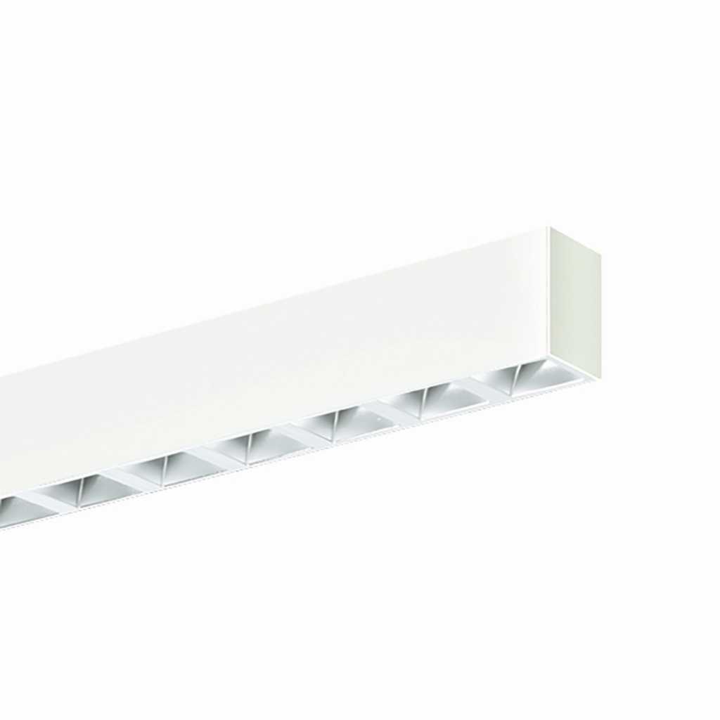 Planlicht - quadro en saillie blanc 1429x50 LED HO 3000K 46W 5597lm SENSOR