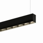 Planlicht - quadro suspension noir 1404x50 LED LO 4000K 23W 1801lm