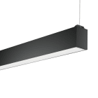 Planlicht - quadro suspension di-id noir 3370x50 LED HO 3000K 127W 19737lm DALI