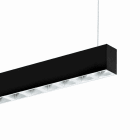 Planlicht - quadro suspension di-id noir 1124x50 LED LO 3000K 22W 2911lm