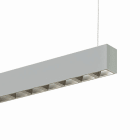Planlicht - quadro suspension di-id argent 1124x50 LED HO 4000K 44W 4373lm DALI