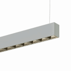 Planlicht - quadro suspension di-id argent 2804x50 LED HO 4000K 105W 9767lm DALI