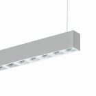 Planlicht - quadro suspension di-id argent 1404x50 LED LO 4000K 27W 3813lm