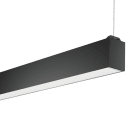 Planlicht - quadro suspension noir 1155x50 LED HO 3000K 22W 3049lm SENSOR