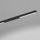 Planlicht - quadro OFFICEspecial suspension di/id noir grille LED HO 4000K 47W 6382lm DALI