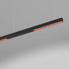 Planlicht - quadro OFFICEspecial suspension di/id noir grille LED HO 4000K 47W 4068lm DALI