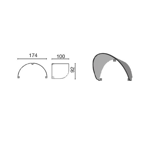 Side Lighting - Accessori Palpebra accessory Eyelid NE BL
