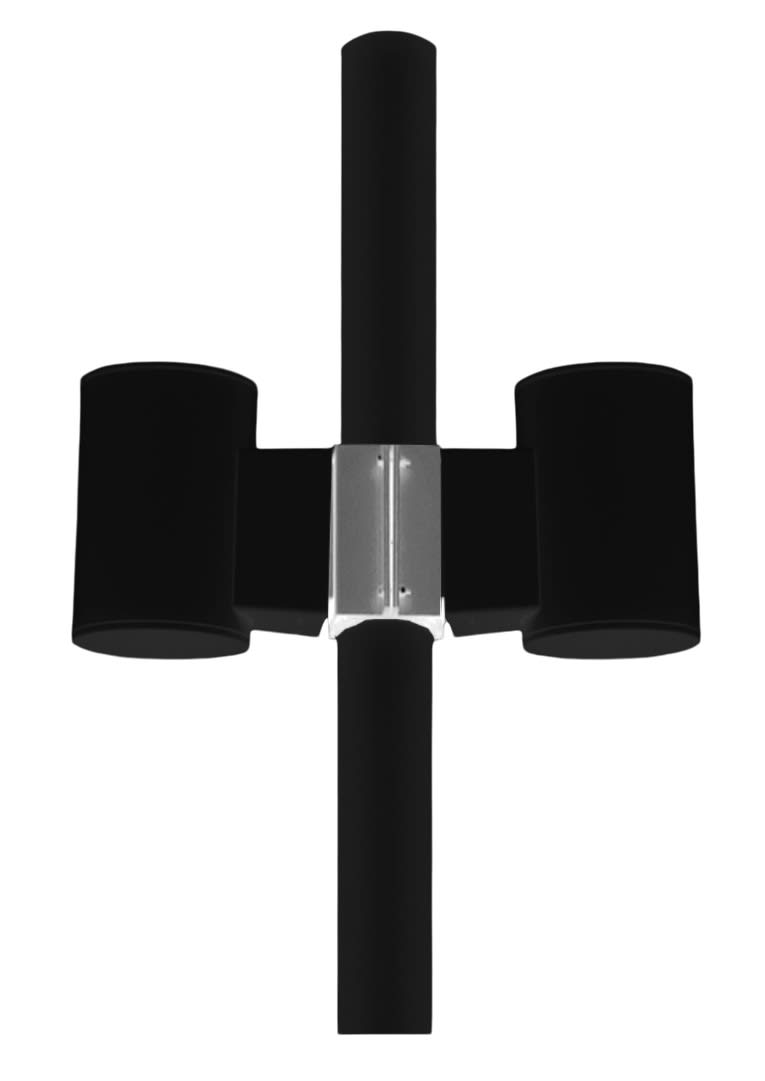 SIDELITE - ATTACCO PALO doppio diam.120mm NE