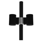 Side Lighting - ATTACCO PALO doppio Pole bracket double diam.120mm NE BL