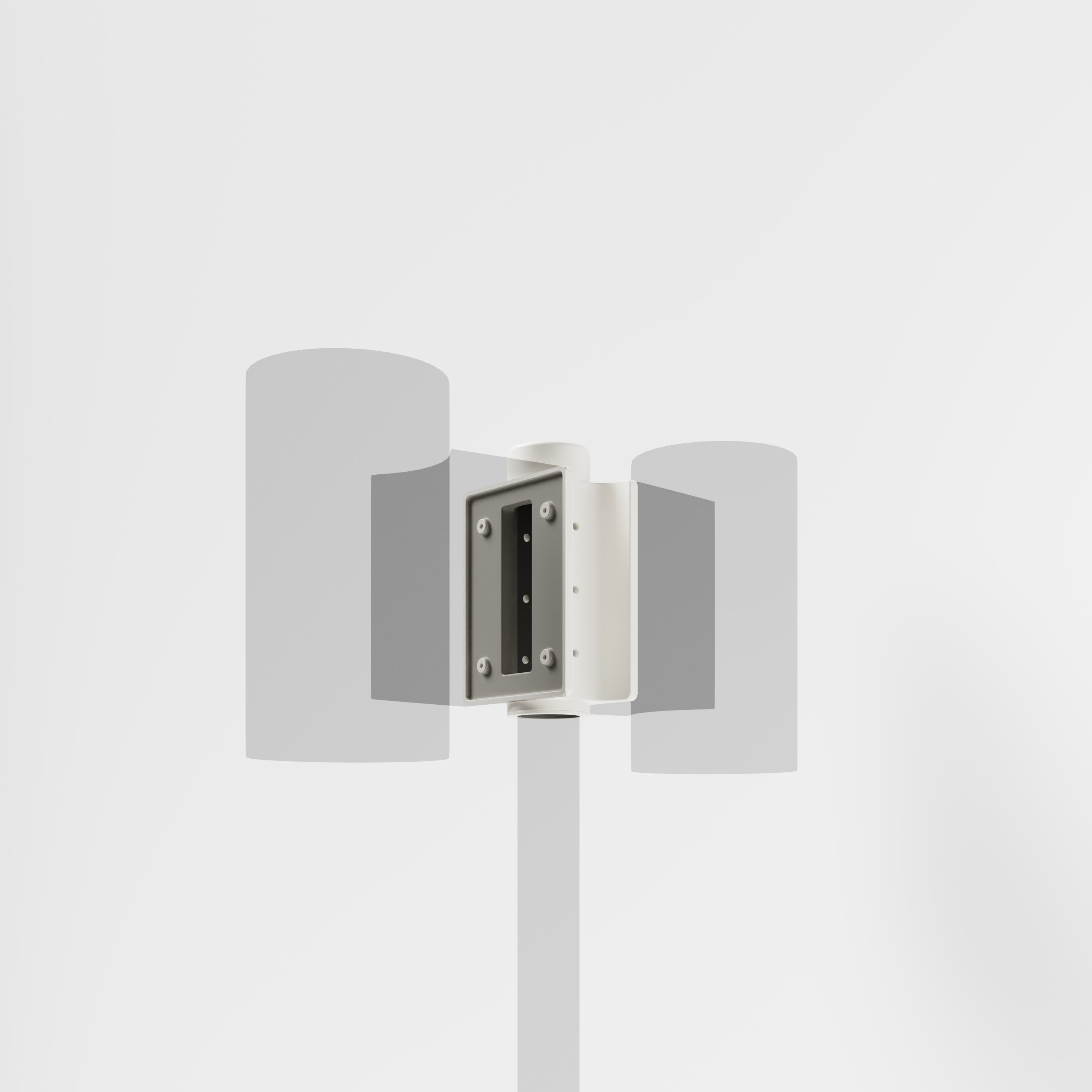 Side Lighting - TESTA PALO doppio Pole head for double fixture GR GR