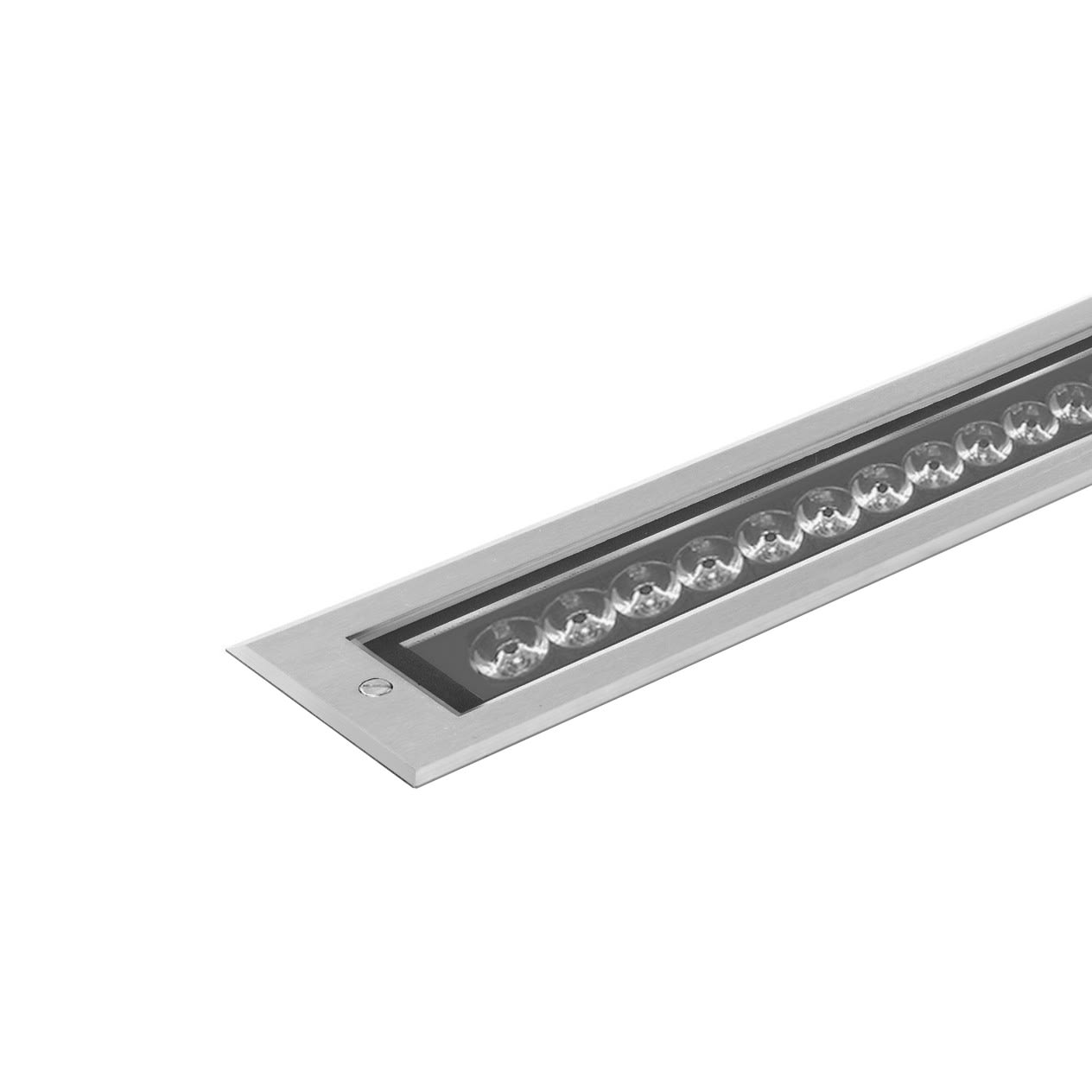 Side Lighting - LONGLIGHT GROUND POWER FLAT L.380mm 16W 945lm 4000K IP67 INOX 10? 220-240V  50/6