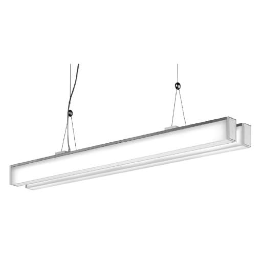 Side Lighting - ELISEO-Double DALI L.1252mm 74.2W 6724lm 4000K IP40 BR RW 220-240V 50/60Hz 500m