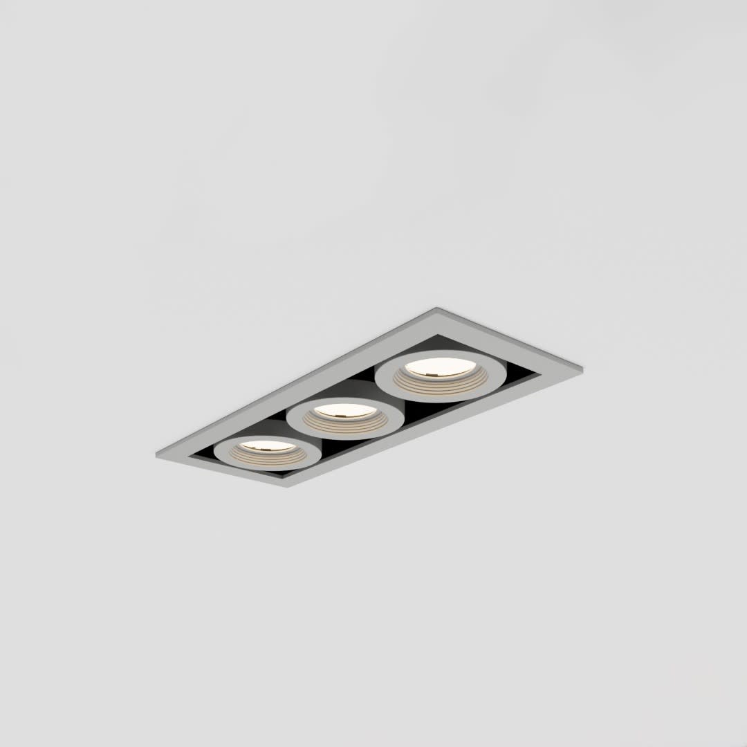 Side Lighting - MATRIX COIN 3-4 Led diam.295x218mm 38.7W 3076lm 3000K IP20 BI WH 15? 350mA