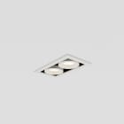 Side Lighting - MATRIX COIN 1-2 Led 210x118mm 25.8W 2080lm 3000K IP20 BI WH 15? 350mA