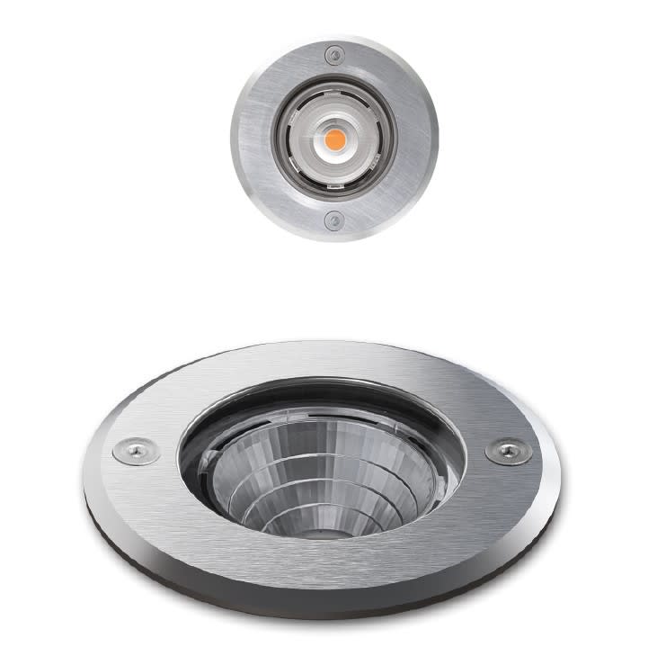 Side Lighting - EYES 90 GROUND 6.2W 659lm 3000K IP65 INOX 40? 220-240V  50/60Hz 150mA