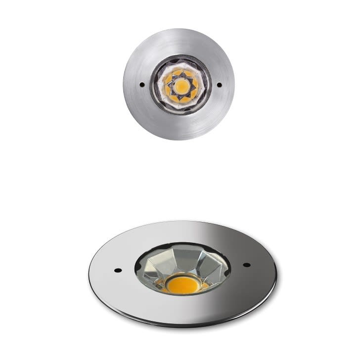 Side Lighting - EYES 40 GROUND 4.5W 380lm 4000K IP68 INOX 45? 220-240V 350mA