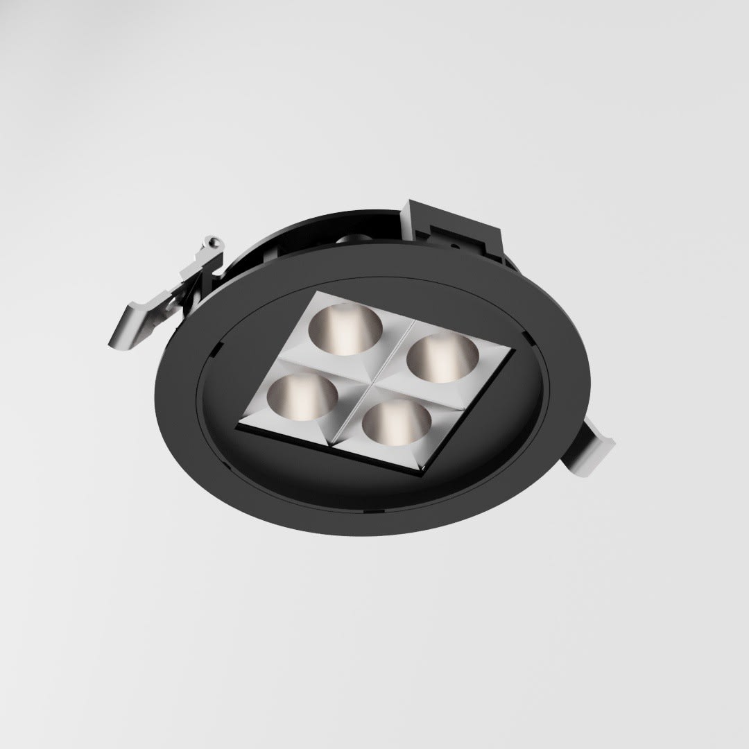 Side Lighting - RULED T15 diam.145mm 18W 2029lm 3000K IP20/40 BI WH 75? 220-240V  50/60Hz 650mA