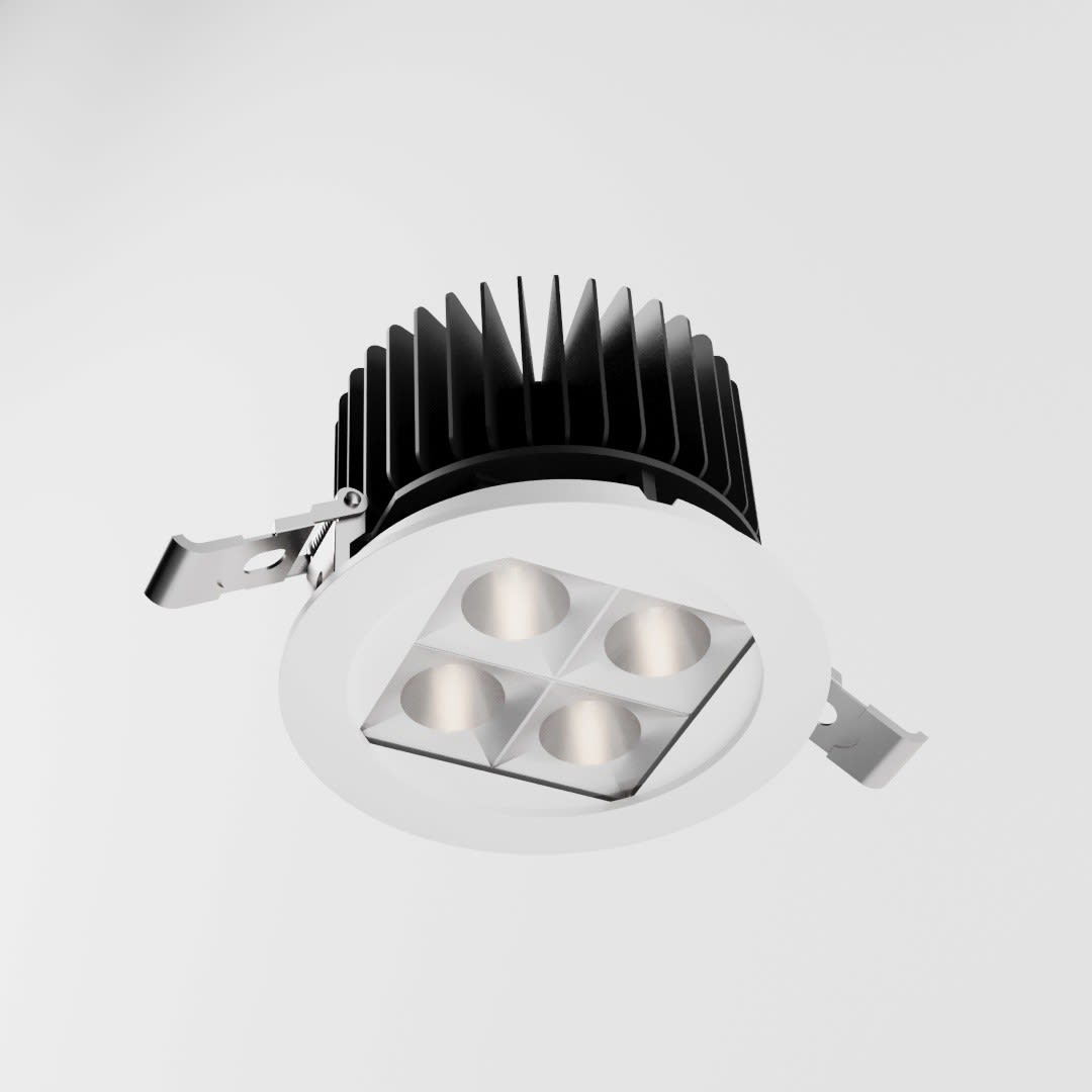 Side Lighting - RULED T15 diam.145mm 42.5W 3380lm 3000K IP20/40 BI WH 75? 220-240V 50/60Hz 800m