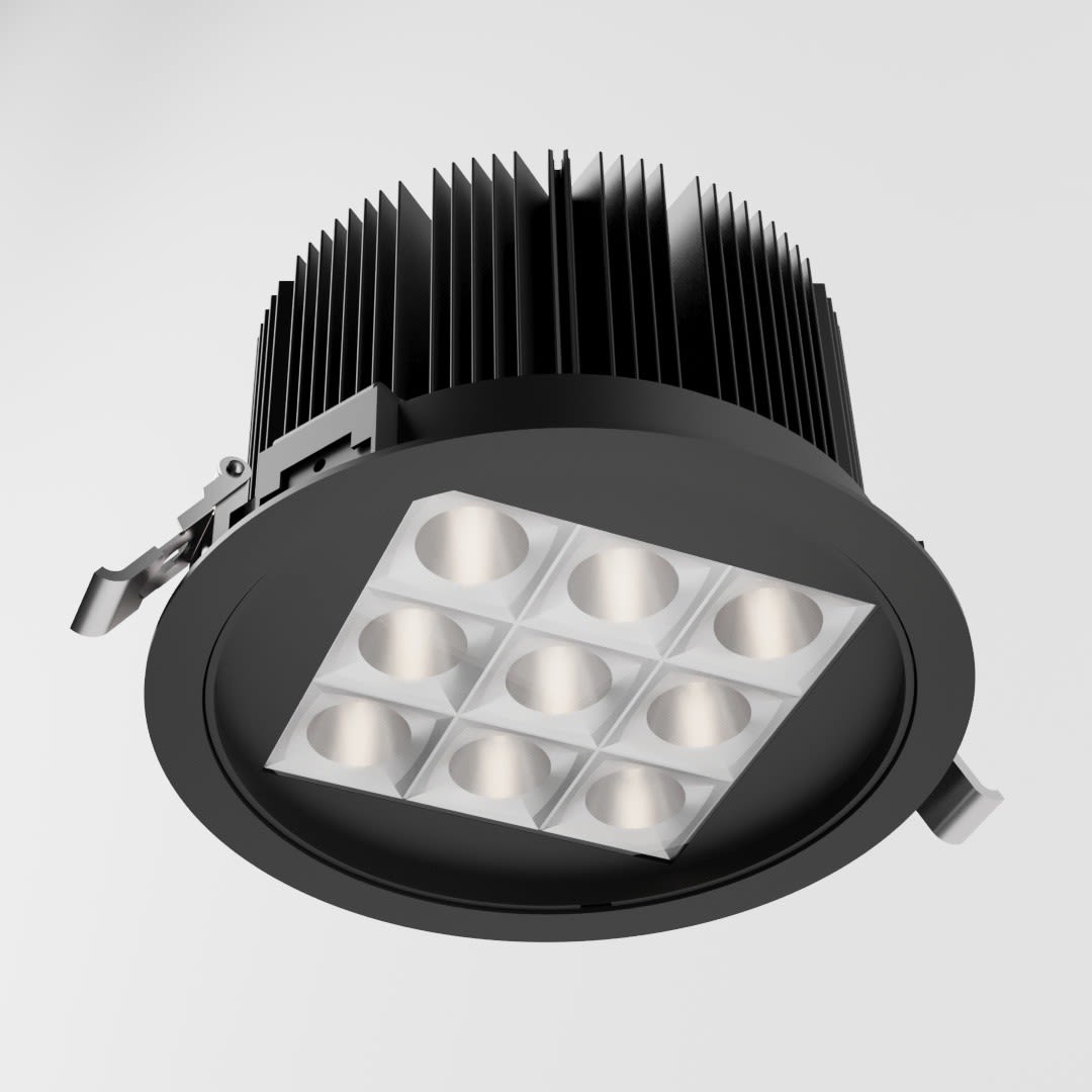 Side Lighting - RULED T20 9 LED PLUS diam.190mm  47W 5002lm 3000K IP20/40 NE BL 12? 220-240V  50