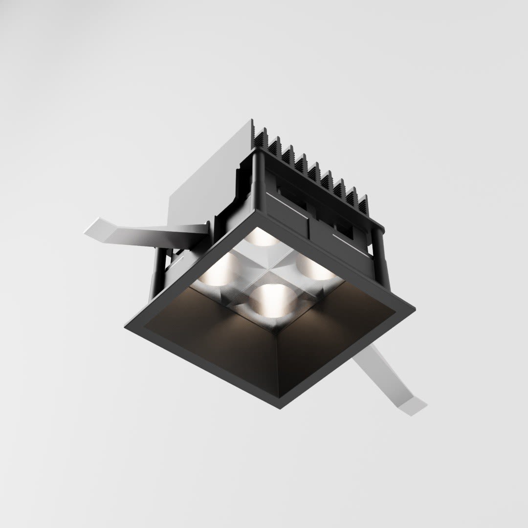 Side Lighting - RULED Q10 93x93mm 13.8W 1538lm 3000K IP20/40 NE BL 12? 220-240V  50/60Hz 500mA