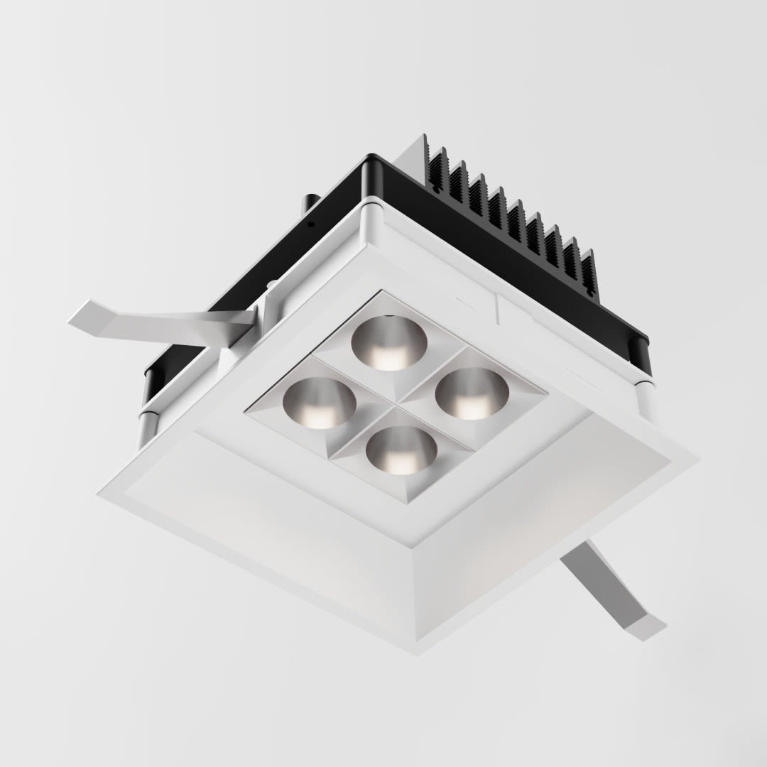Side Lighting - RULED Q14 136x136mm 18W 1590lm 4000K IP20/40 BR RW AE? 220-240V 50/60Hz 650mA