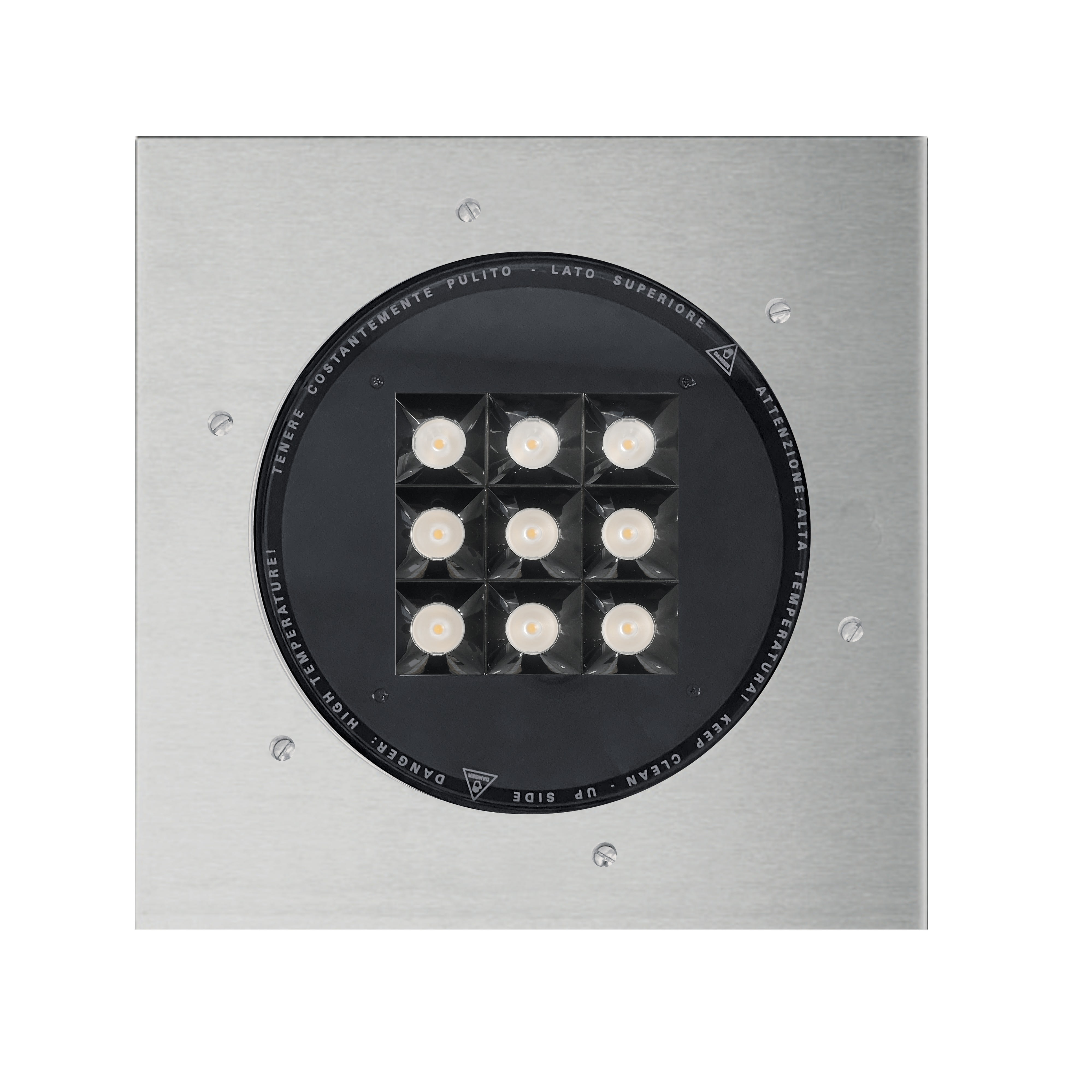 Side Lighting - OLODUM-RULED 300-Q FLAT 34W 2223lm 3000K IP67 INOX ASI? 220-240V  50/60Hz 1200mA