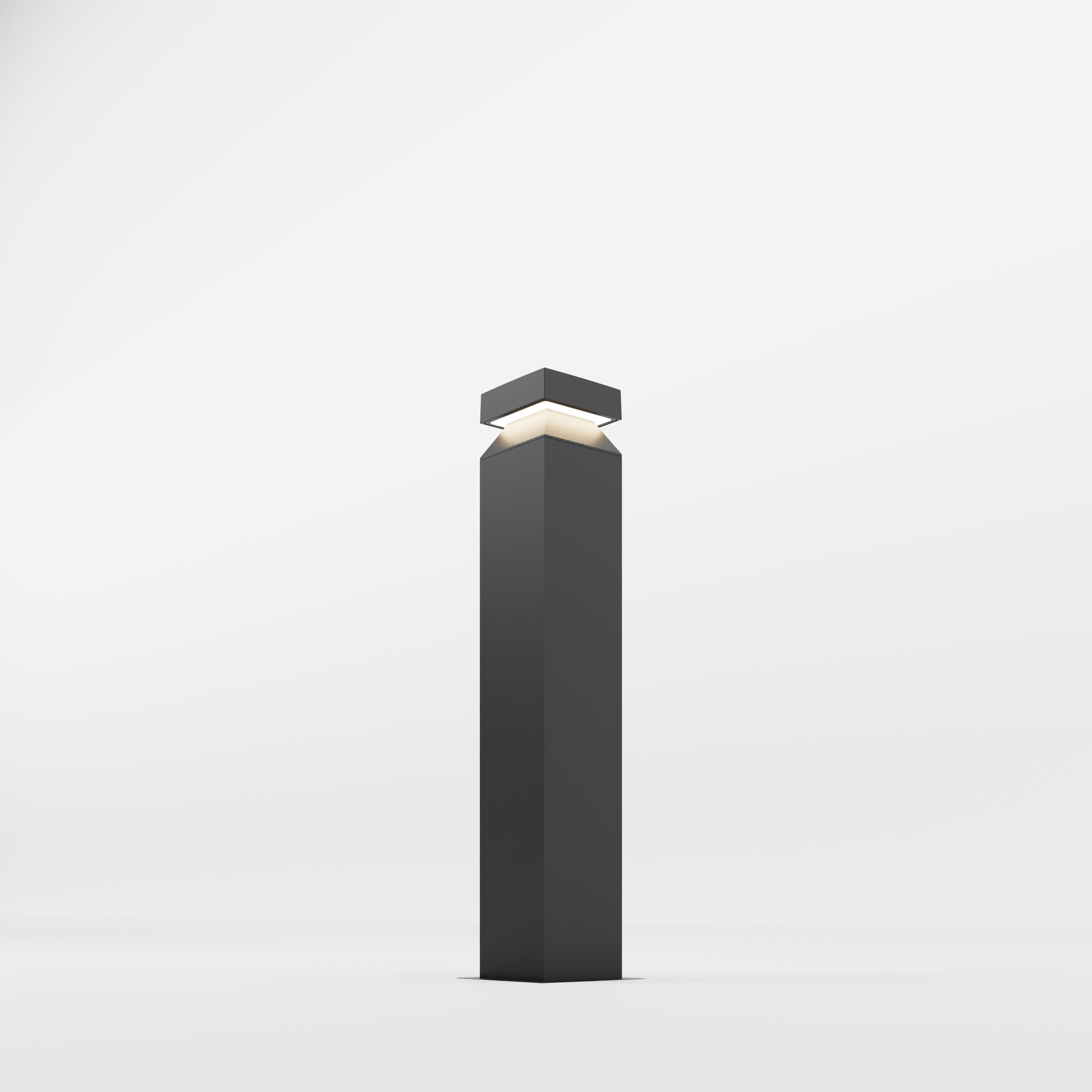 Side Lighting - VERSO 120-Q H.700mm 23W 222lm 3000K IP65 NE BL 360? 220-240V  50/60Hz