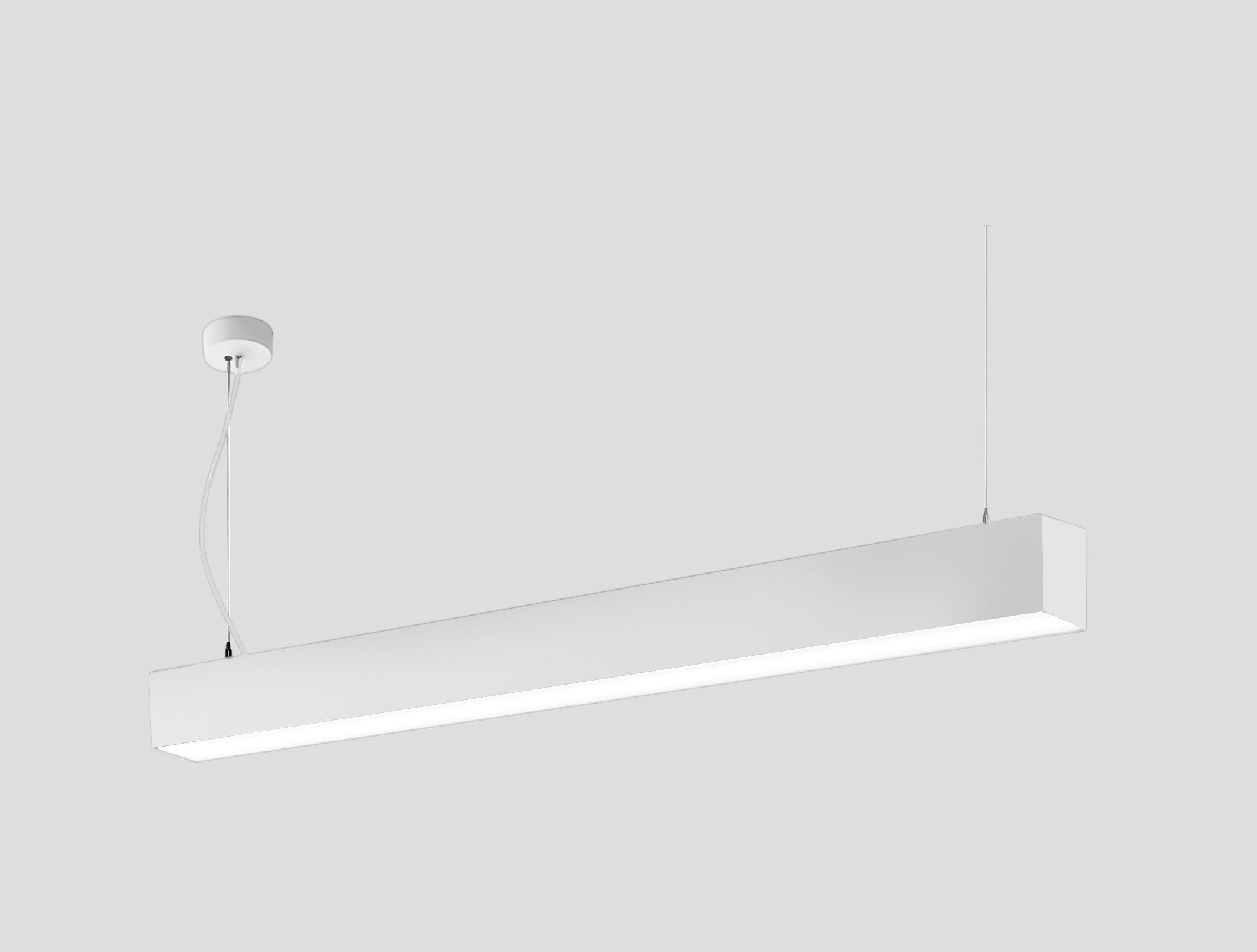 Side Lighting - LINE L.850mm 28.46W 2042lm 4000K IP20 BI WH 45? 220/240V 500mA