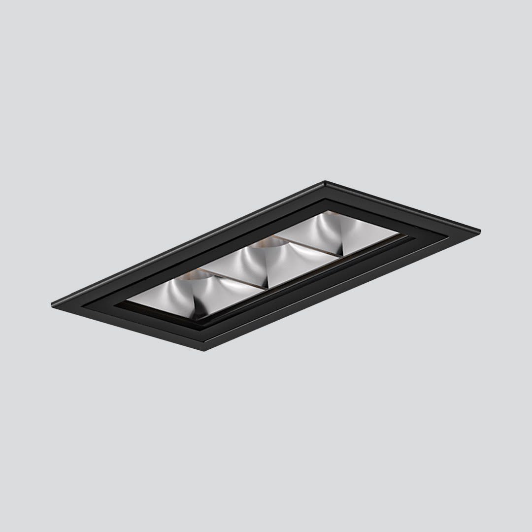 Side Lighting - RULED LINEAR incasso recessed 60x135mm 19W 2048lm 3000K IP20 BI/WH 75? 700MA
