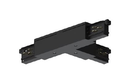 Side Lighting - Congiunzione a T Contatto di terra sinistro esterno T coupler for surface outsid