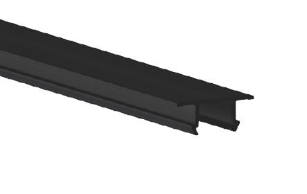 Side Lighting - BINARIO 230V DALI Copri binario Track  cover L.1000mm NE BL