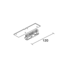 Side Lighting - BINARIO SITRACK 230V INCASSO Congiunzione Rettilinea straight coupler NE BL 380
