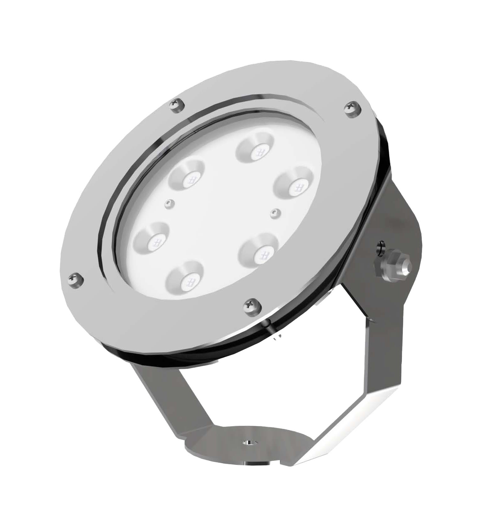 Side Lighting - MINI TKF M4-24W 24W 4060lm 5000K IP68 INOX 40? 24Vdc