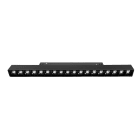 Side Lighting - APPARECCHIO LINEARE CON OTTICHE 48Vdc LINEAR LUMINAIRE WITH OPTICS 18W 2000lm 30