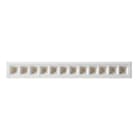 Side Lighting - TRAIL 12LED 36x314mm 21W 1518lm 4000K IP20 BR RW 25x35? 220-240V 50/60Hz 500mA