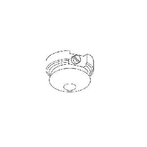 Side Lighting - BINARIO SITRACK 230V Bloccacavo per adattatore Cable clamp for adapter BI WH